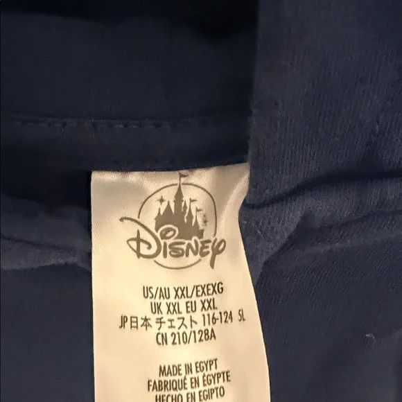 Disneyland Blue Zip Up Hoodie - Picture 4 of 4